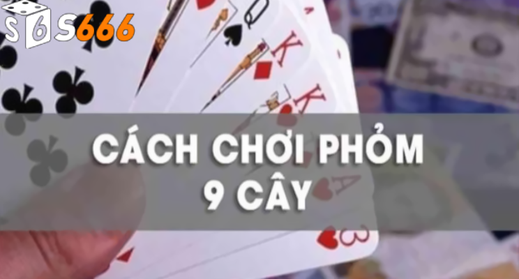 Các bước để chơi phỏm 9 cây